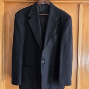 Haggar City Causuals Men's Classic Black Sport Coat Size 42R